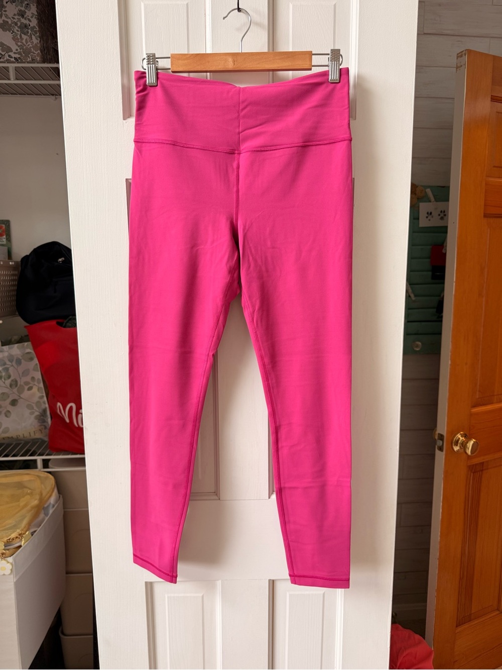 Women’s Pink Athletic Leggings - High Waist Comfort
